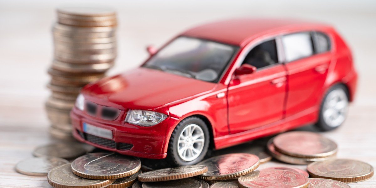 Car on stack of coins 